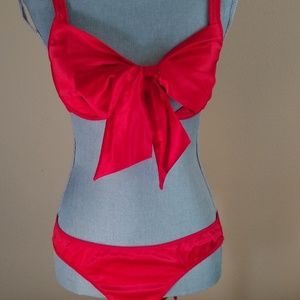 Adore me red bow bra Clearance